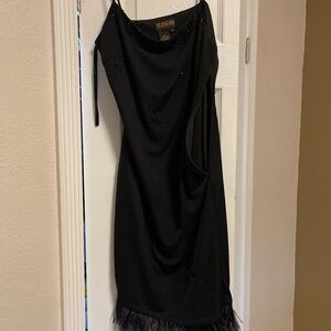 Vintage feather dress